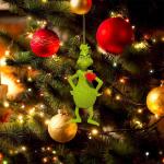 Kerstdecoratie, acryl, kerstboomversiering, groen, schattig, hangende ornamenten, kerstdecoratie, kerstversiering, feestdecoratie voor kerstfeest