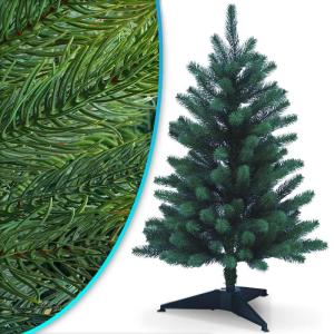 Kerstboom Xmas Premium 85 cm - kunstmatige volle PE dennenboom van 100% spuitgegoten - bedrieglijk echte kunstboom - B1 moeilijk ontvlambaar - met standaard - modulaire opbouw