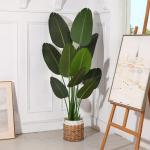 CozyBox Artificial Tropical Palm Tree Fake Plant voor indoor outdoor, Perfect Faux Plants for Home Garden Office Store Decoratie, 5 feet