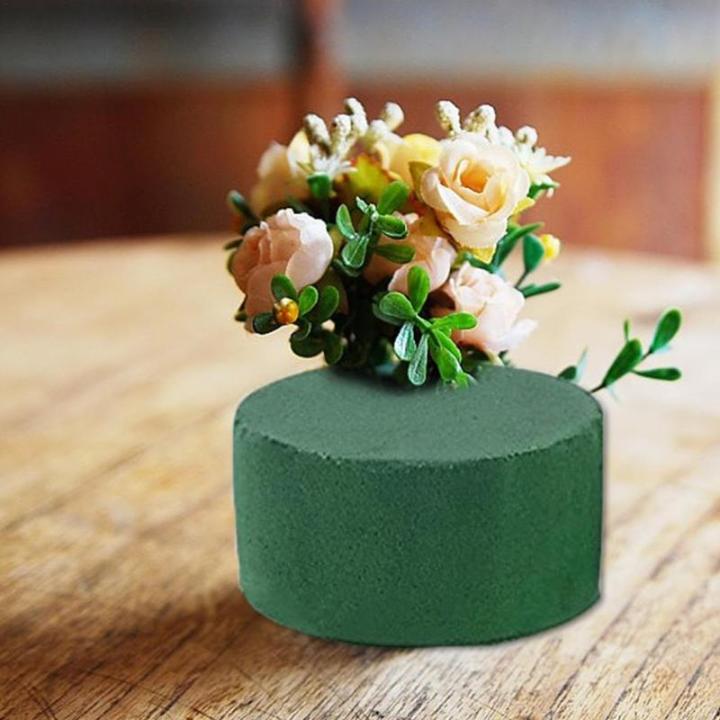 12 stuks bloemensteekschuim-cilinders, insteekschuim voor kunstbloemen, rond, voor bloemstukken, kunstbloemen en verse bloemen, natte en droge bloemisten, schuimblokken voor thuis,
