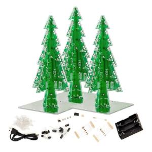 3 x DIY LED kerstboomkit om zelf te solderen Inclusief E-Book!