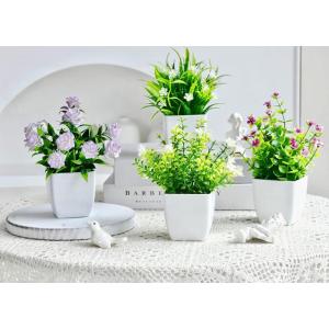 4 stuks mini met pot kleine nepplanten met bloemen voor thuis kantoor tafel kamer badkamer decor binnen