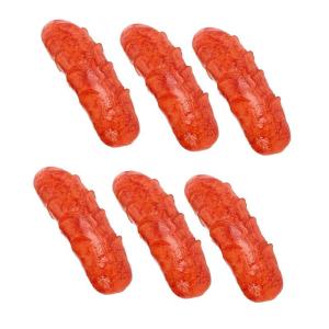 A Toast-Wurstmodell Simulation Hot Dogs Lebensmittelmodelle Fotografie Requisiten für Küche Dekoration Display 6 Stück
