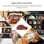 1 stk food-model voedsel vlees dummy dummy net als spelen foto rekwisieten fotografie rekwisieten kunstmatige rundvlees kind plastic