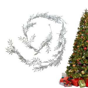 Blattband | Glitzernde Kunstblätter Wandreben - Künstliche Kränze, dekorative Ranken für Weihnachtsfoto-Dekorations-Requisiten