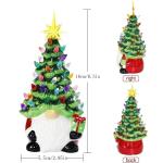 Zwerg-Weihnachtsbaum – Zwerg-Weihnachtsbäume, kleine Weihnachtswichtel, Dekoration, Weihnachtsdekoration, für Tisch, Zuhause, Zimmer, Tisch, Kamin, Büros, Halloween, Thanksgiv