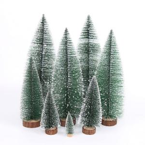 Kunstkerstboom, 1 stuk, 40 cm, mini-kerstboom, tafeldecoratie, kerstversiering, kerstversiering, kerstversieringen voor Kerstmis, feest, doe-het-zelf knutselen, groen