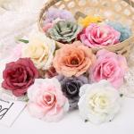 Künstliches Blumenarrangement,Künstlicher Blumens 30 stücke Echt Aussehende Schaum Gefälschte Rosen mit Stielen for DIY Hochzeit Bouquet Handwerk Party Valentinstag(Red)