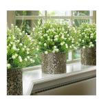, 6 stuks, , , , , , struik, wit, voor balkon, tuin, huwelijksaanzoek, decoratie, kantoor, raam, bruiloft, buiten binnen