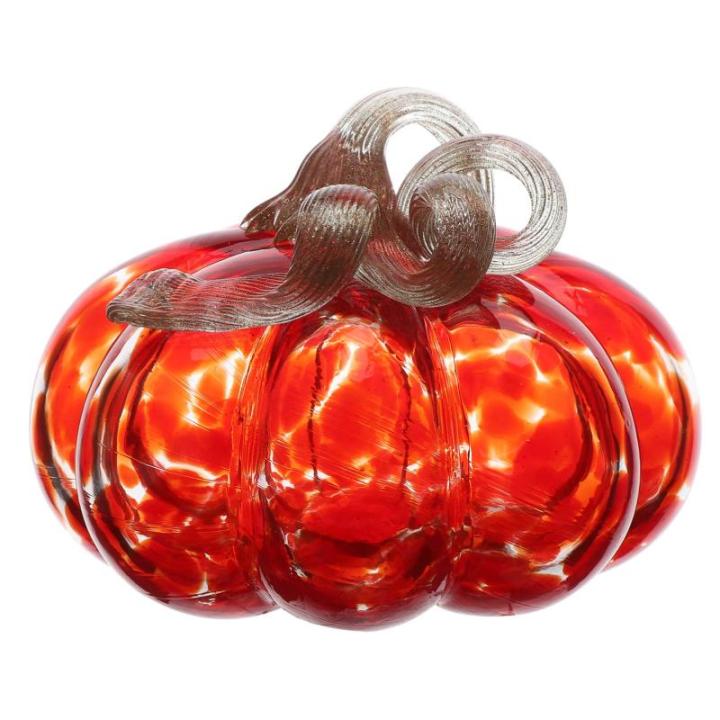 2 stuks glazen pompoenornamenten, eettafeldecoratie, woondecoratie, eettafeldecoratie, pompoen, mini-glazen pompoen, desktoppompoen, foto-rekwisieten, tafelknutselwerk
