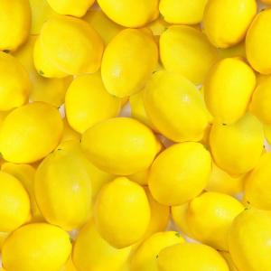 Künstliche Zitronen, künstliche Früchte, gelbe Zitrone, Dekoration, lebensechte Simulation, künstliche Zitronen für Party, Tisch, Sommer, Küche, Vase, Füller, Kranz, Girland