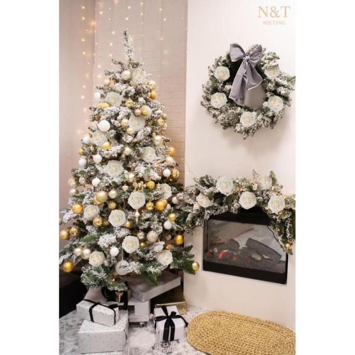 Glitterroos kunstbloemen, 25 stuks kunstrozen, bloemen met stengels, echte touch, kunstschuim, rozen voor bruiloft, boeketten, feest, kantoor, baby, douche, thuis, kerstdecoratie (