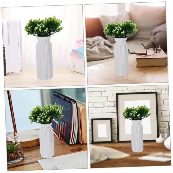 12st Kleine Schleierkraut-Dekoration Künstliche Blumen Gefälschte Blumen Gefälschte Partyblumen Simulierter Blumenschmuck Fake-blumenarrangement-dekor Blumenzweig Weiß Seidenbl
