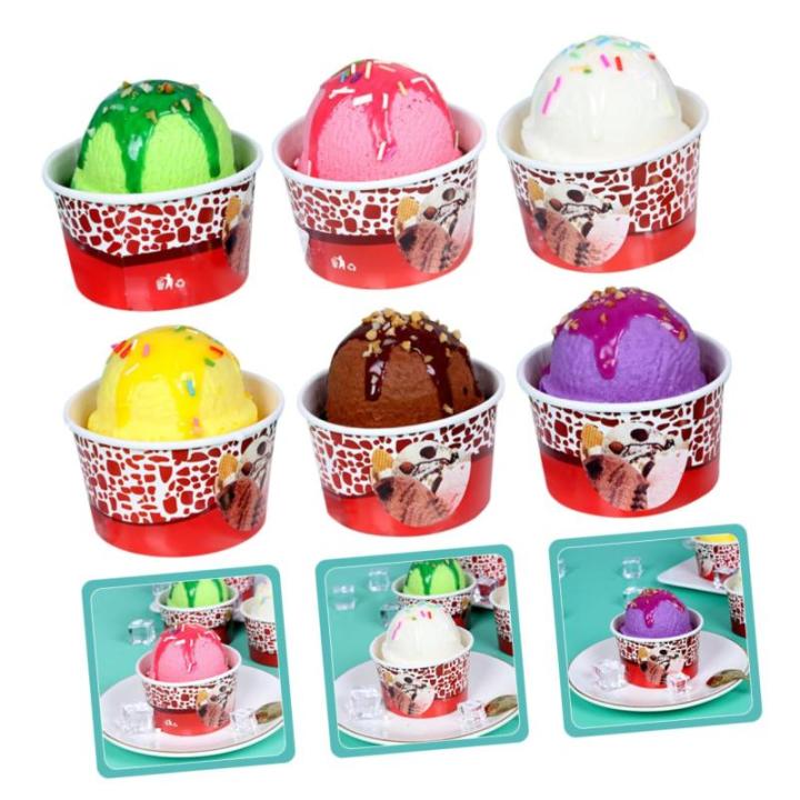 12 Stück Eiscreme Modell Gefälschte Eiscreme Gefälligkeiten Eiscreme Kugeln Requisite Simulation Eiscreme Kugeln Eiscreme Kugeln Schaufenster Requisite Gefälschte Eiscreme