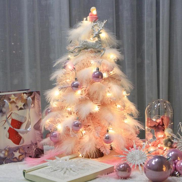 Limtula Festival Weihnachtsbaum Mit Federn Zarter Gefiederter Weihnachtsbaumschmuck Mit Kugel Für Die Dekoration Von Bücherregalen