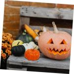 300 STK Kürbis Dekoration Halloween-Dekor gefälschte Schaumkürbisse Fälschung Halloween Pumpkin halloweenkürbis Herbstdeko Halloween-Kürbis-Requisiten simulierter Kürbis PU-