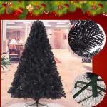 5 Fuß Echter Weihnachtsbaum, Premium Fichte mit Scharnier, inklusive Ständer mit Wurzeln, umweltfreundlicher Weihnachtsbaum, für Weihnachtsdekoration,C,300cm(9.8ft)