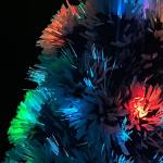Künstlicher Weihnachtsbaum mit Beleuchtung 64 cm Glasfaser Christbaum Dekobaum Kunstbaum Tannenbaum Weihnachten Künstlicher Weihnachtsbaum für Weihnachtsdeko
