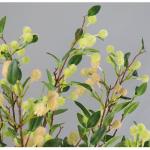 Kunstblumen Modernes Kunstblumenarrangement – ​​97 cm große Kunstblumen aus Kunststoff in Einer Glasvase für Wohnzimmer und Inneneinrichtung für jeden Anlass
