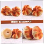 Fake Kuchen künstliche Kuchen 2 Stücke Nachahmung Flache Brot Dekorationen Für Shop Kuchen Display Prop Künstliche Kuchen Modell Prop Realistisches Essen