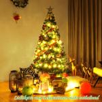 Kunstkerstboom met metalen standaard 150 cm/180 cm/210 cm/240 cm groen 210cm groen