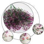 4 stuks kunstbloemen, paars, kunstbloemen, decoratie, plastic bloemen, kunstbloemen, voor balkon, tuin, binnen, buiten, lente, pot, vaas, decoratie
