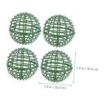 2 Sätze Blumenarrangement -Topiary-Rahmen Topiary- -Rahmen Hochzeitsdeko Hochzeits Dekoration Kunstpflanze Kugelblumenhalter Ständer Für Blumenkugeln Plastik 4 Stück * 2