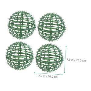 2 Sätze Blumenarrangement -Topiary-Rahmen Topiary- -Rahmen Hochzeitsdeko Hochzeits Dekoration Kunstpflanze Kugelblumenhalter Ständer Für Blumenkugeln Plastik 4 Stück * 2