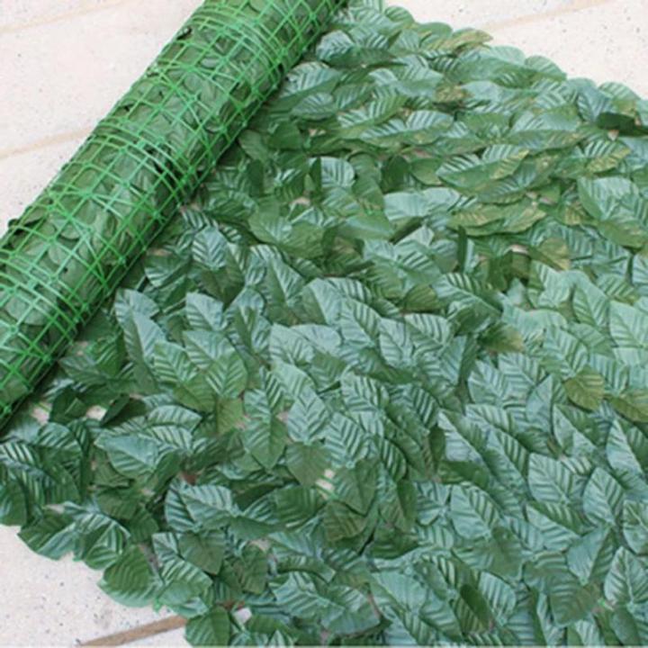 Kunstmatige klimop heg muur hek panelen voor buiten huis tuin decor 50 x 200 cm privacyscherm faux groen voor balkon privacy hek