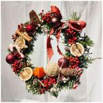 Kunstbessentakken, rood, 74 cm, bessenstelen, fake hulst, bessen, kerstbessentak, kerstdecoratie, prikkers, takken voor kerstboom, doe-het-zelf boeketten, bruiloft, feestdagen