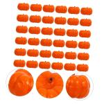 300 stuks pompoen decoratie Halloween decoratie-accessoires Halloween pompoen decoratie desktop pompoen decoratie kleine realistische pompoen kunsthandwerk kleine pompoen PU-lijm