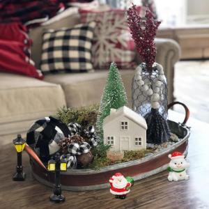 38 Stück Miniatur Weihnachtsbaum Künstlich Künstlich Weihnachtsmann und Weihnachtsschneemann Mini Tannenbaum Deko Klein Weihnachtsfiguren Weihnachtsdeko für Tischdeko DIY Schau