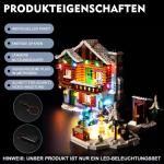 Ledlichtset compatibel met Lego Alpine Lodge (geen model), decoratieverlichtingsset voor Icons 10325 Almhut, creatief speelgoed, update versie