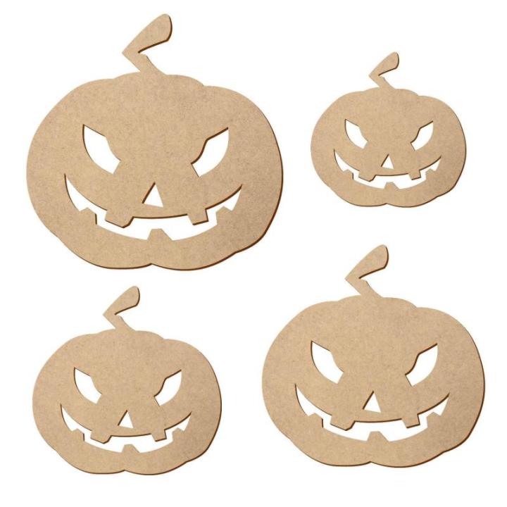MDF Kürbis V4 - Zuschnitt 5-50cm Deko Basteln, Größe:7cm, Pack mit:25 Stück