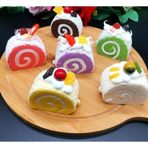 Fake Kuchen künstliche Kuchen Realistische Künstliche Simulation Kuchen Dessert Handwerk Fotografie Requisiten Gefälschte Schweizer Rolle Realistisches Essen(E)