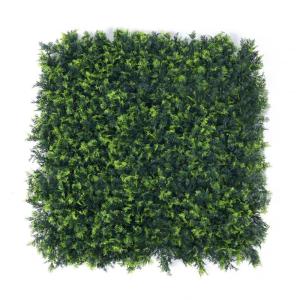 Kunsthaag Set - 4 x 50x50 cm - Groene Wand - Kunstklimop - Namaak Plant - Balkonscherm - Voor Buiten en Binnen - Olive