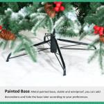 Künstlicher Weihnachtsbaum, 4 Fuß/5 Fuß/6 Fuß/7 Fuß/8 Fuß/9 Fuß/10 Fuß, realistischer Weihnachtsbaum, künstlicher Weihnachtsbaum mit stabilem Ständer, für die Partydekor