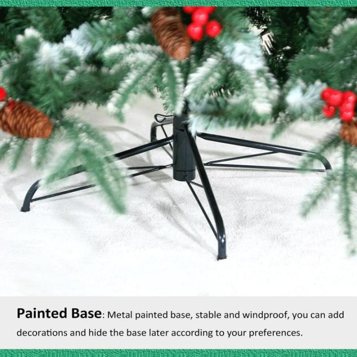 Künstlicher Weihnachtsbaum, 4 Fuß/5 Fuß/6 Fuß/7 Fuß/8 Fuß/9 Fuß/10 Fuß, realistischer Weihnachtsbaum, künstlicher Weihnachtsbaum mit stabilem Ständer, für die Partydekor