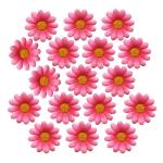 , 100 stuks, roze, kunstgerbera, , koppen, , madeliefjes, namaakbloemen, kleine bloemen voor bruiloft, feest, woondecoratie