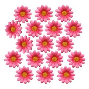 , 100 stuks, roze, kunstgerbera, , koppen, , madeliefjes, namaakbloemen, kleine bloemen voor bruiloft, feest, woondecoratie