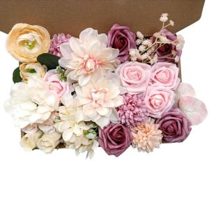 , verschillende , bruiloftsdecoratie, bloemen voor tafel, taartdecoratie, bruiloft, eetbaar, decoratieve bloemen voor bruidstaarten (koffie champagne gradiënt)