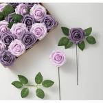 25 stuks echt uitziende nep roos hoofd, nepbloemen Realfor DIY bruiloft boeketten Centerpieces arrangementen Party Home Decoraties, Freecombination2