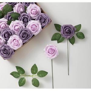 25 stuks echt uitziende nep roos hoofd, nepbloemen Realfor DIY bruiloft boeketten Centerpieces arrangementen Party Home Decoraties, Freecombination2