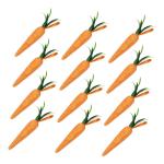 1 Satz Karotten-Ornament Falsches Karottendekor Exquisite Partydekoration Miniaturdekoration Easter Decoration Ozdoby Wielkanocne Karotten-dekor Kreative Ostergeschenke Schaum 12st