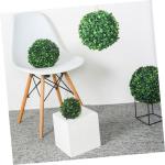 4 Stück Grasballständer Formschnitt-Kugelrahmenhalter grünes Kugelrahmengestell gartenaccessoires pflanzentopf Blumentöpfe Kugelkäfig für künstliche Pflanzen Blumenregalhalt