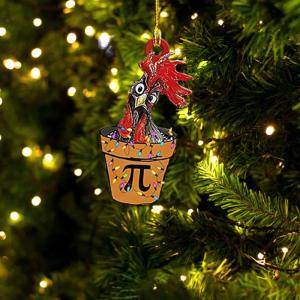 Weihnachten Deko Draußen Weihnachten Weihnachtsschal 2021Weihnachten Huhn Ornament Personalisierte Vögel Ornamente Produkt Für Familie Dekorationen Schal Dekoration & Aufhänger