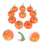 7 Sätze Künstlicher Kürbis Halloween-wohndekoration Tischplatte Kleiner Kürbis Halloween-Kranz Blumendekoration Herbstdeko Mini-dekor Heimdekorationen Plastik Yellow 10 Stück 