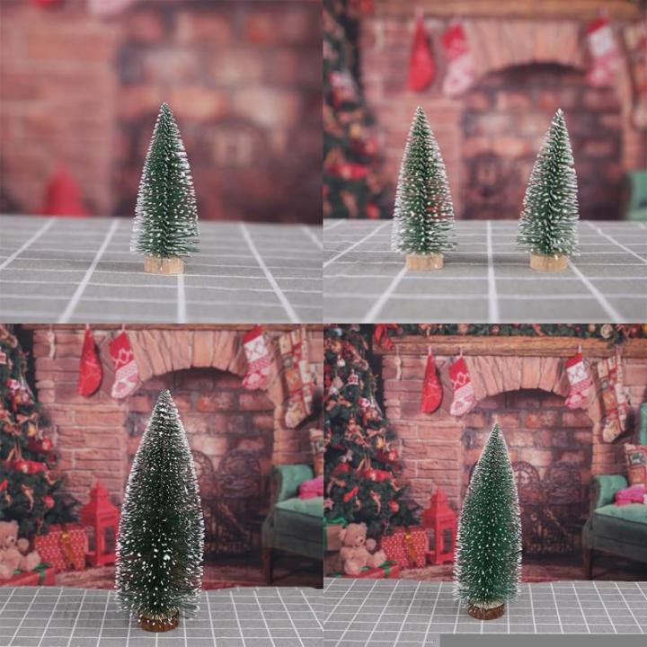 Kunstkerstboom, 5 stuks, 20 cm, mini-kerstboom, tafeldecoratie, kerstversiering, kerstversiering, kerstversieringen voor Kerstmis, feest, doe-het-zelf knutselen, groen