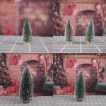Kunstkerstboom, 2 stuks, 30 cm, mini-kerstboom, tafeldecoratie, kerstversiering, kerstversiering, kerstversieringen voor Kerstmis, feest, doe-het-zelf knutselen, groen