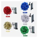 Kuaizi Weihnachtsbaum Ornament einziehbare Weihnachten Liefert Wolle Top Christmas Tree Folding Weihnachtsdekor Fit for Home Party Jingxin(1.2M,Gold)